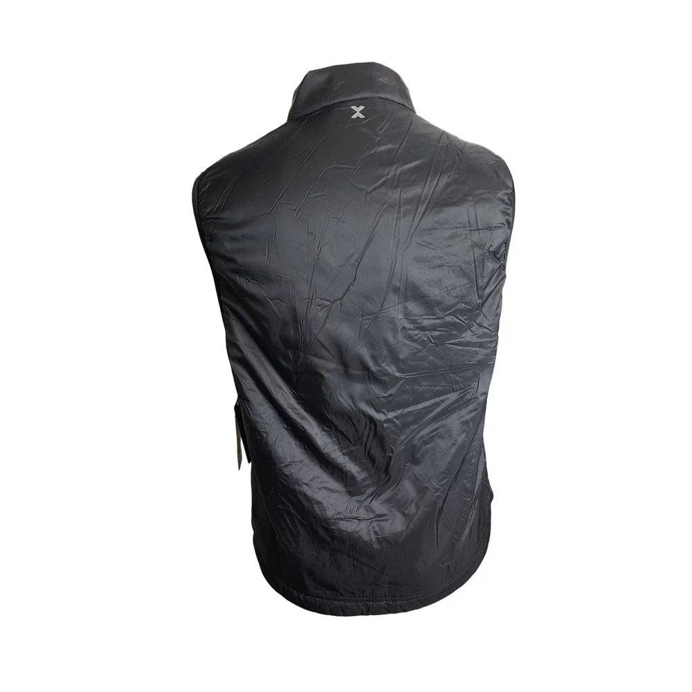 Xersion Womens Black Quilted Full Zip Active Vest Medium 305613 New With Tags - Picture 3 of 8